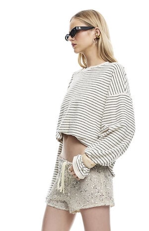 Cheri Striped Long Sleeve Top image number 3