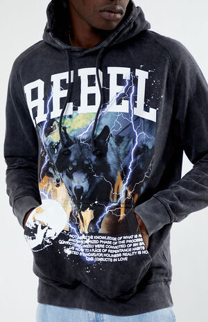 Rebel Pack Vintage Wash Hoodie image number 2