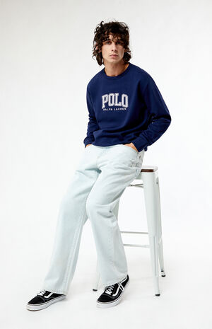 RL Fleece Logo Crew Neck Sweatshirt image number 4