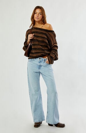 Striped Baklava Knit Sweater image number 4