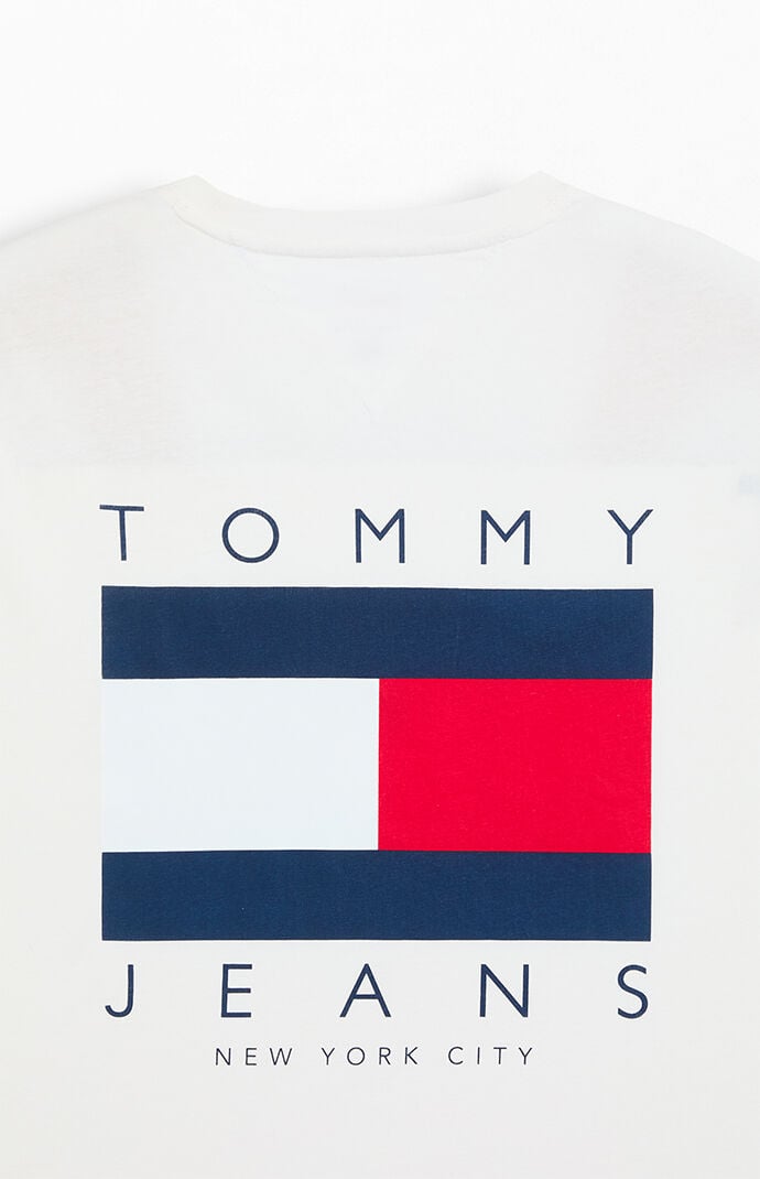 Tシャツ・カットソー      Jeans Classic Small Flag Tommy Jeans Flag NYC T-Shirt | PacSun