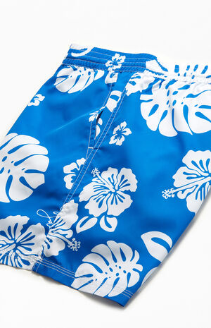 Floral Print 16" Swim Trunks Floral Print 16" Swim Trunks image number null