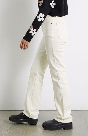 Ivory Coated Icon Jeans image number 3