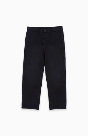 Slacker Black Pinstripe Pants image number 1