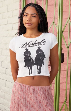 Ashlyn Nashville Cropped T-Shirt image number 1