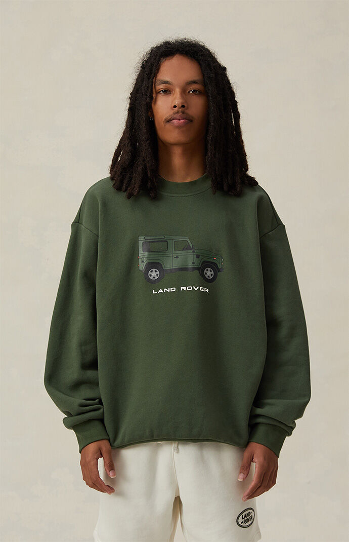 Green online graphic sweatshirt