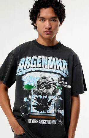 World Cup Team Argentina Ball T-Shirt image number 1