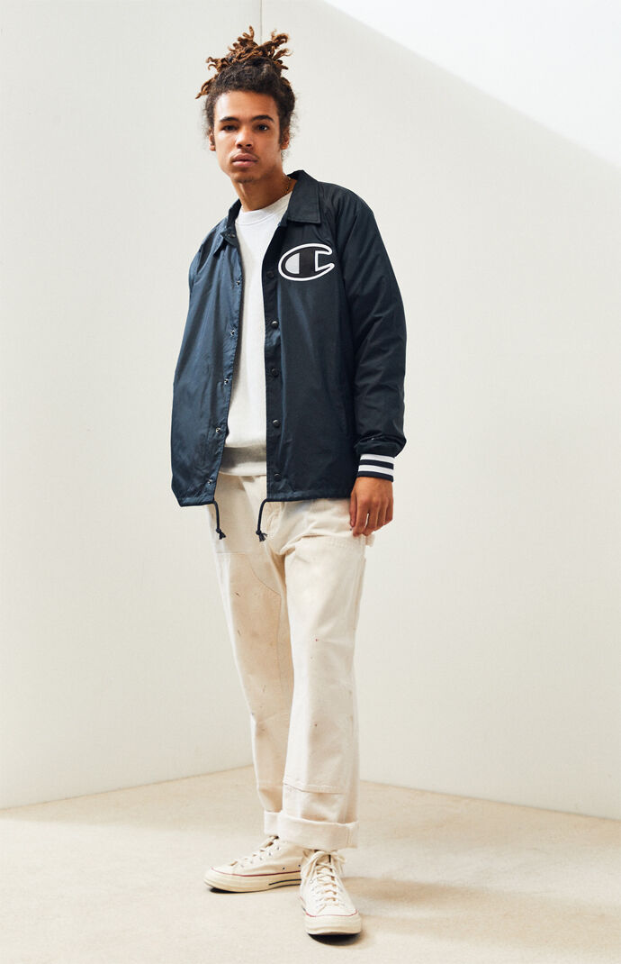 champion coach style jacket in star print