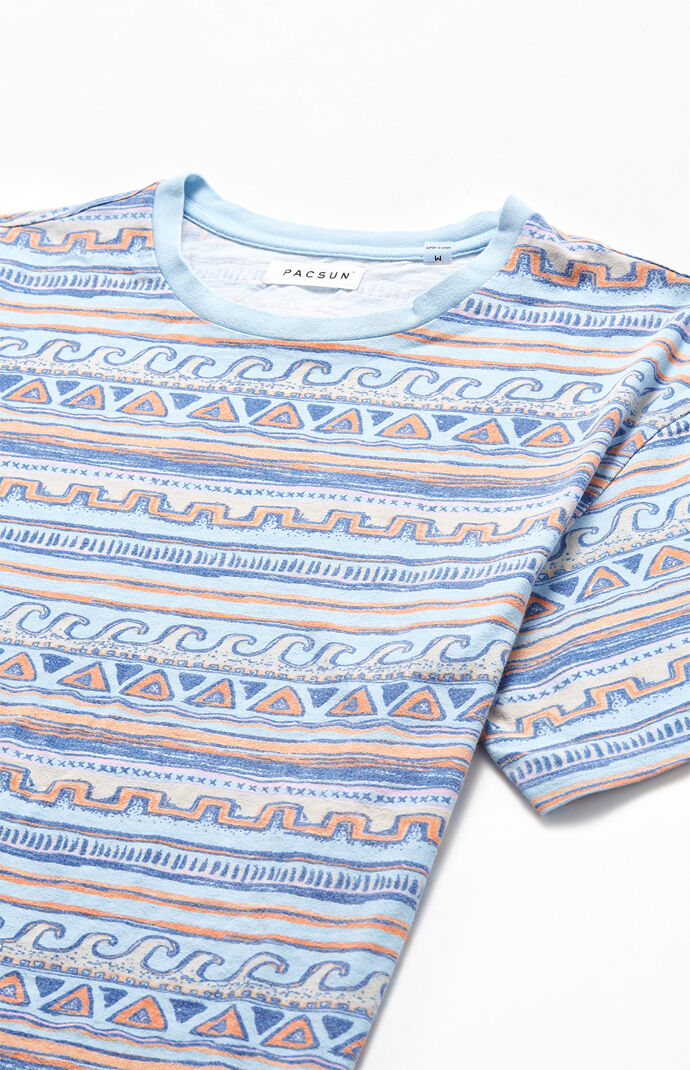 Pacsun Wavy Printed T Shirt Pacsun