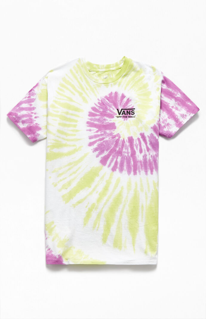 vans tie dye shirt mens