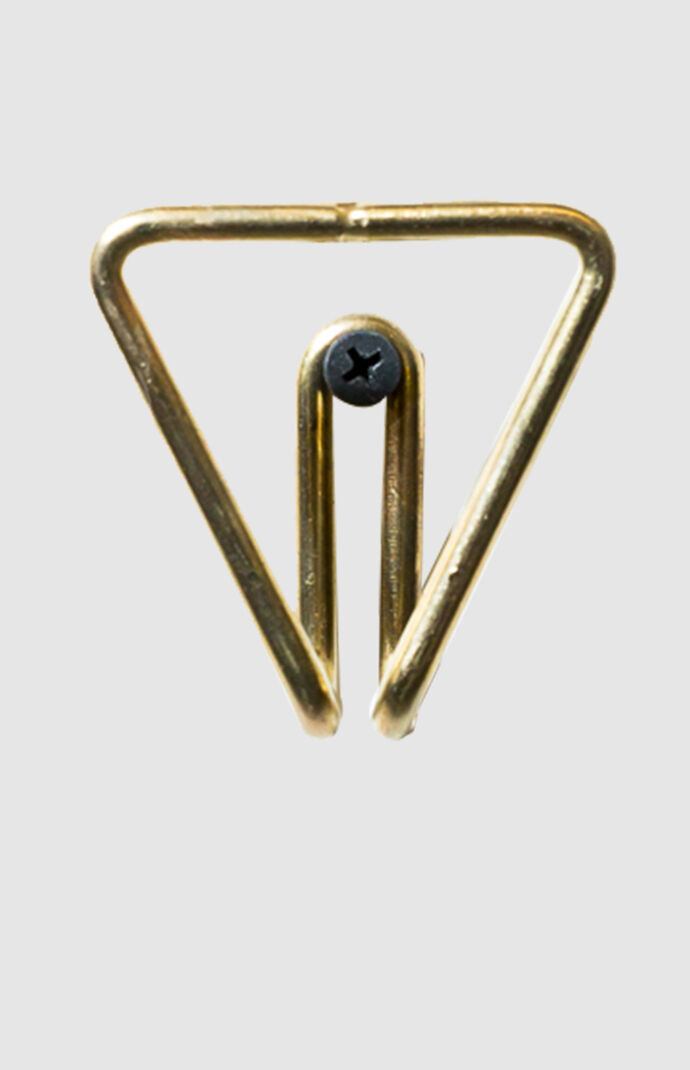 Copper Rust Triangle Wall Hook