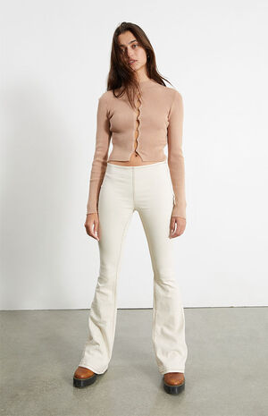 Bone Low Rise Flare Pants image number 1