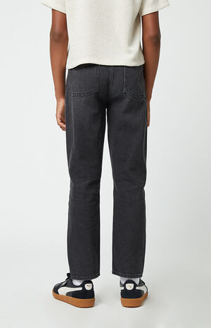 Black '90s Straight Leg Jeans image number 4