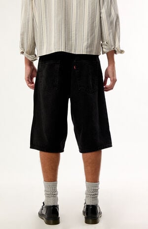470 Black Baggy Jorts image number 5