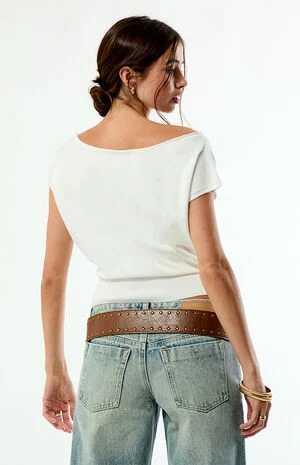 Eva Short Sleeve Sweater T-Shirt image number 4