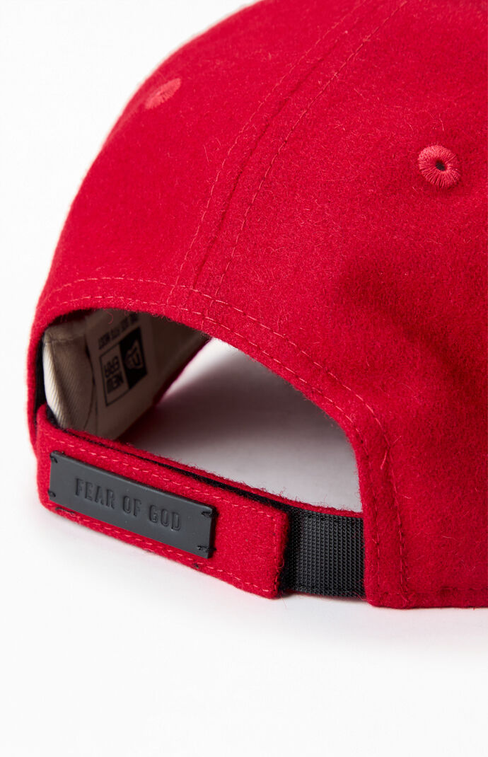 New Era x Fear of God ESSENTIALS Red Kansas City Monarchs 9FORTY