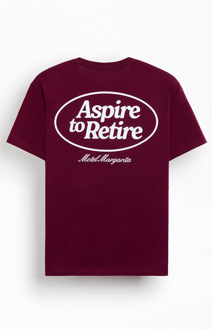Motel Margarita Aspire To Retire Circle T-Shirt