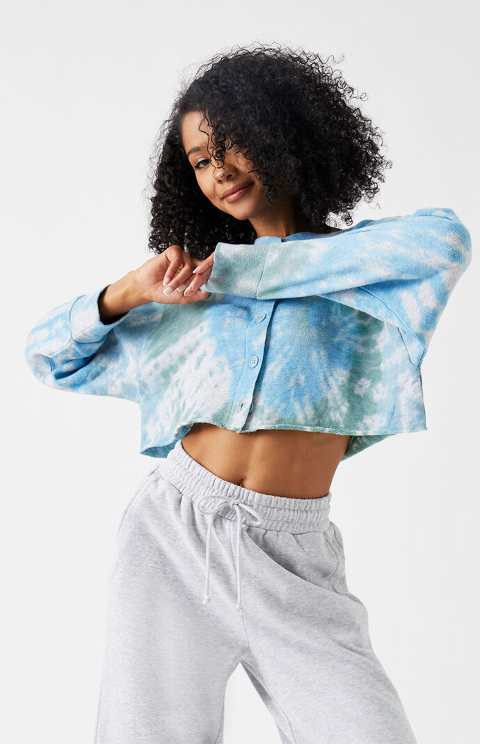 pacsun cropped cardigan