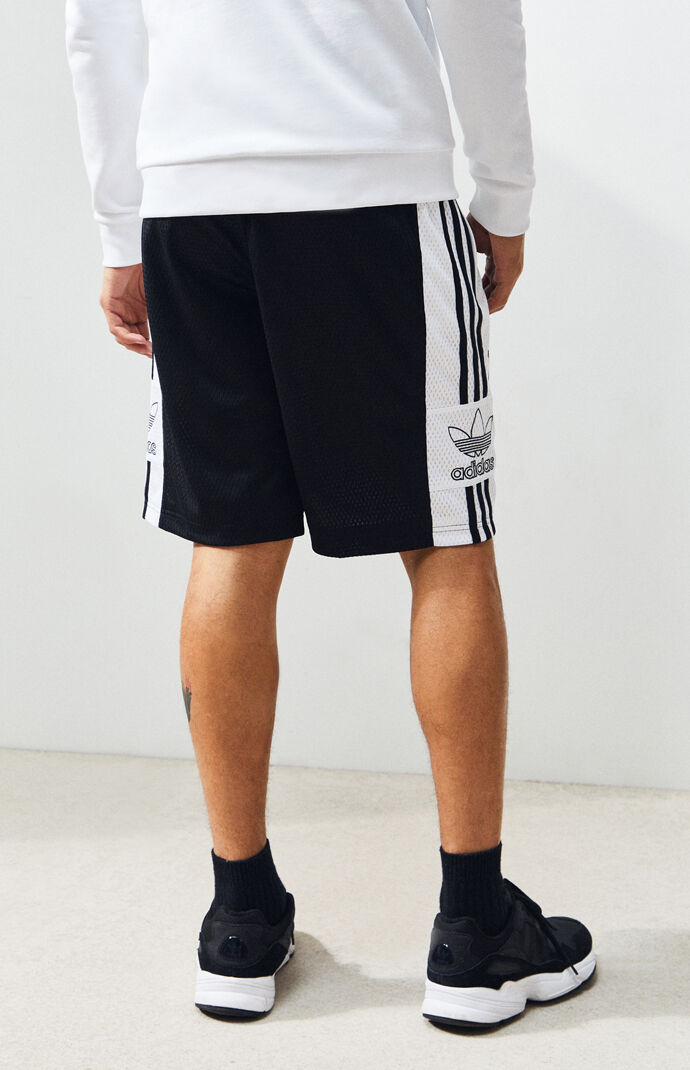Black Mesh OTLN Active Shorts