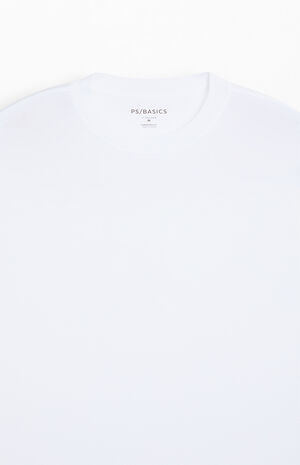 White&nbsp;Basic Oversized T-Shirt&nbsp; image number 2