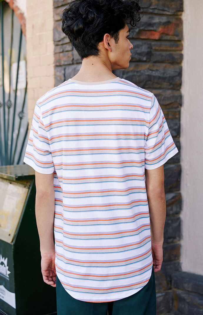 Bizo Striped Scallop T-Shirt