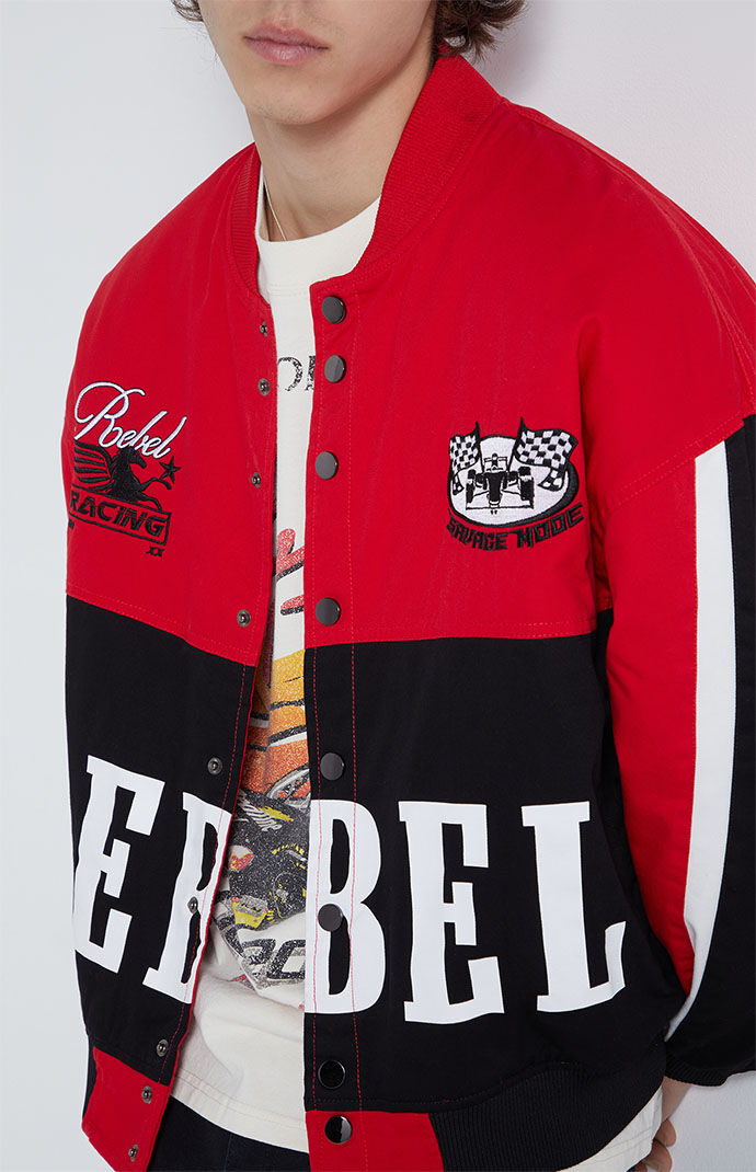 RED CROSS PATCH RACING JACKET – OBTAIND