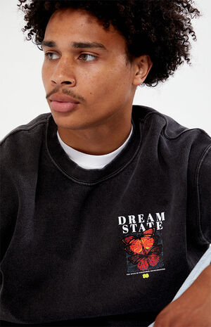 Dream State Vintage Wash Crew Neck Sweatshirt image number 2