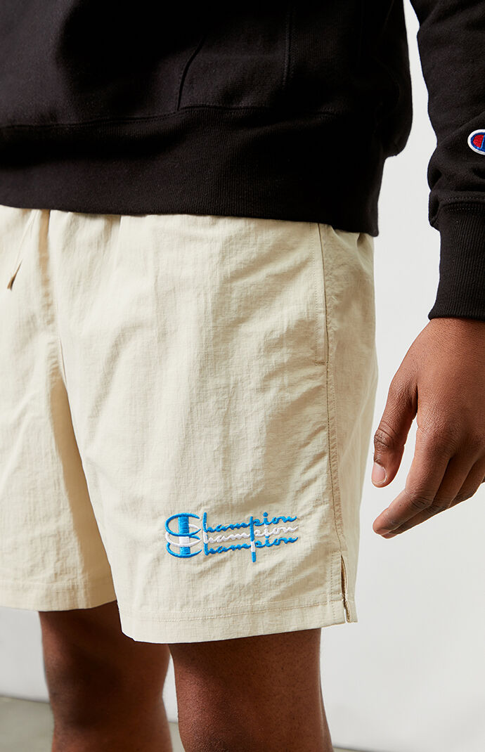 Champion Khaki Stacked Nylon Ripstop Shorts PacSun