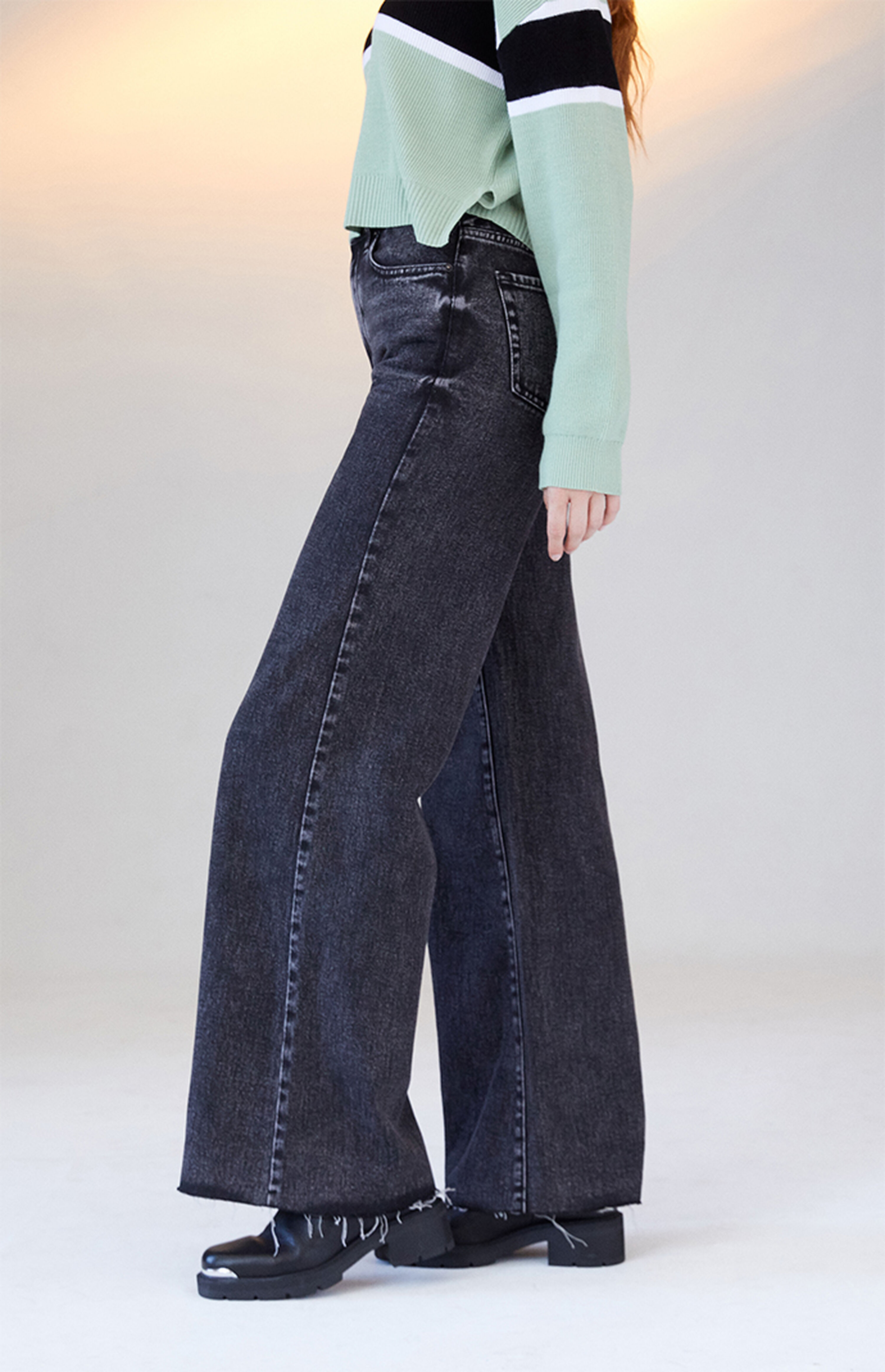 pacsun black baggy jeans