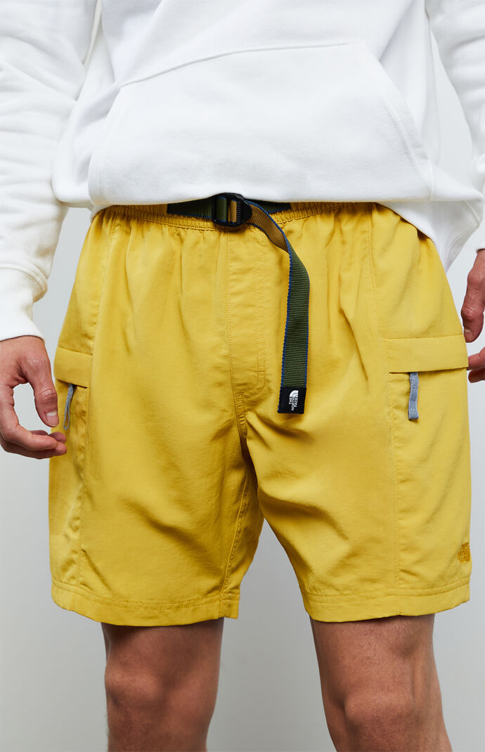 north face belted shorts