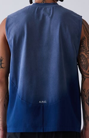 Navy Vintage Wash Form Muscle T-Shirt image number 6