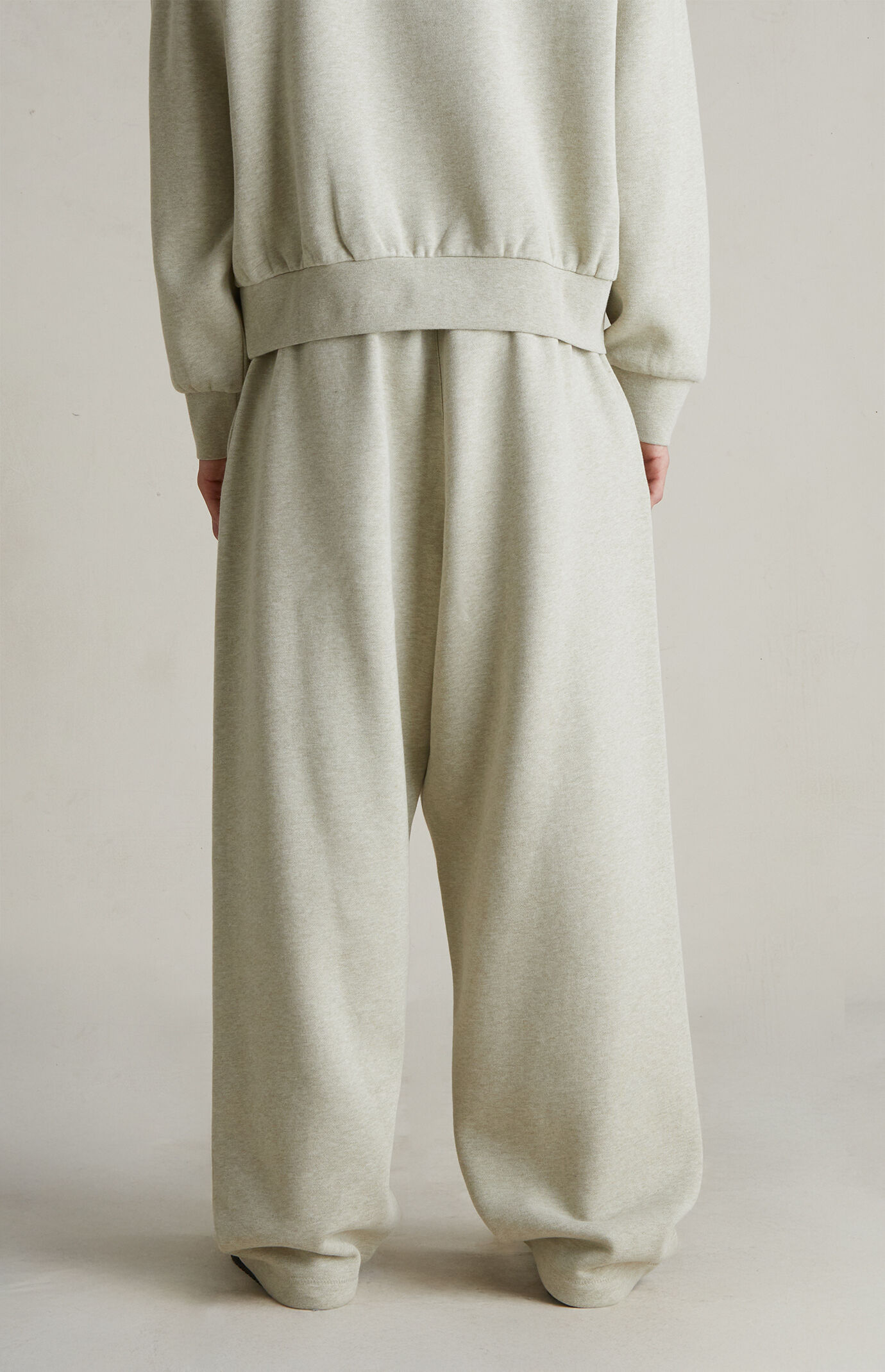 Fear of God ESSENTIALS Heather Stone Lounge Fleece Baggy Sweatpants