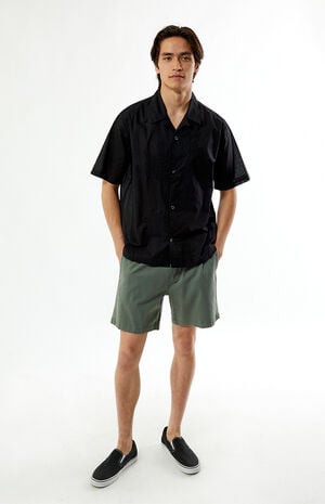 Black Ritz Oversized Resort Camp Shirt image number 4