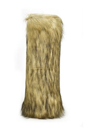 Women's Fayes Brown Faux Fur Flatform Boots image number 3