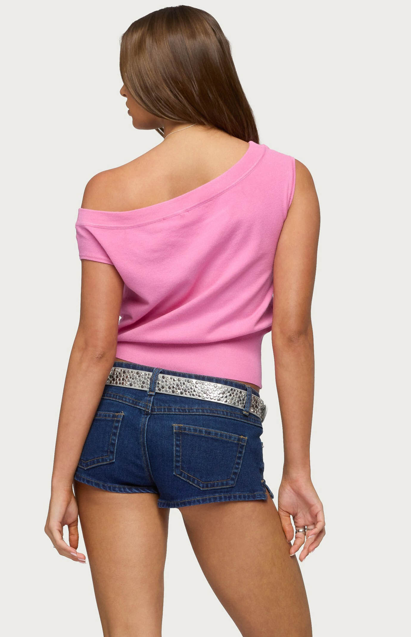 Edikted Michaela Off Shoulder Knit Top