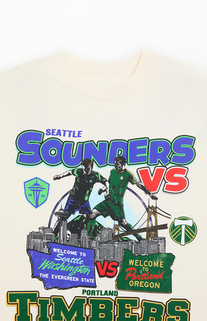 Seattle Sounders Vs Portland Timbers T-Shirt image number 2