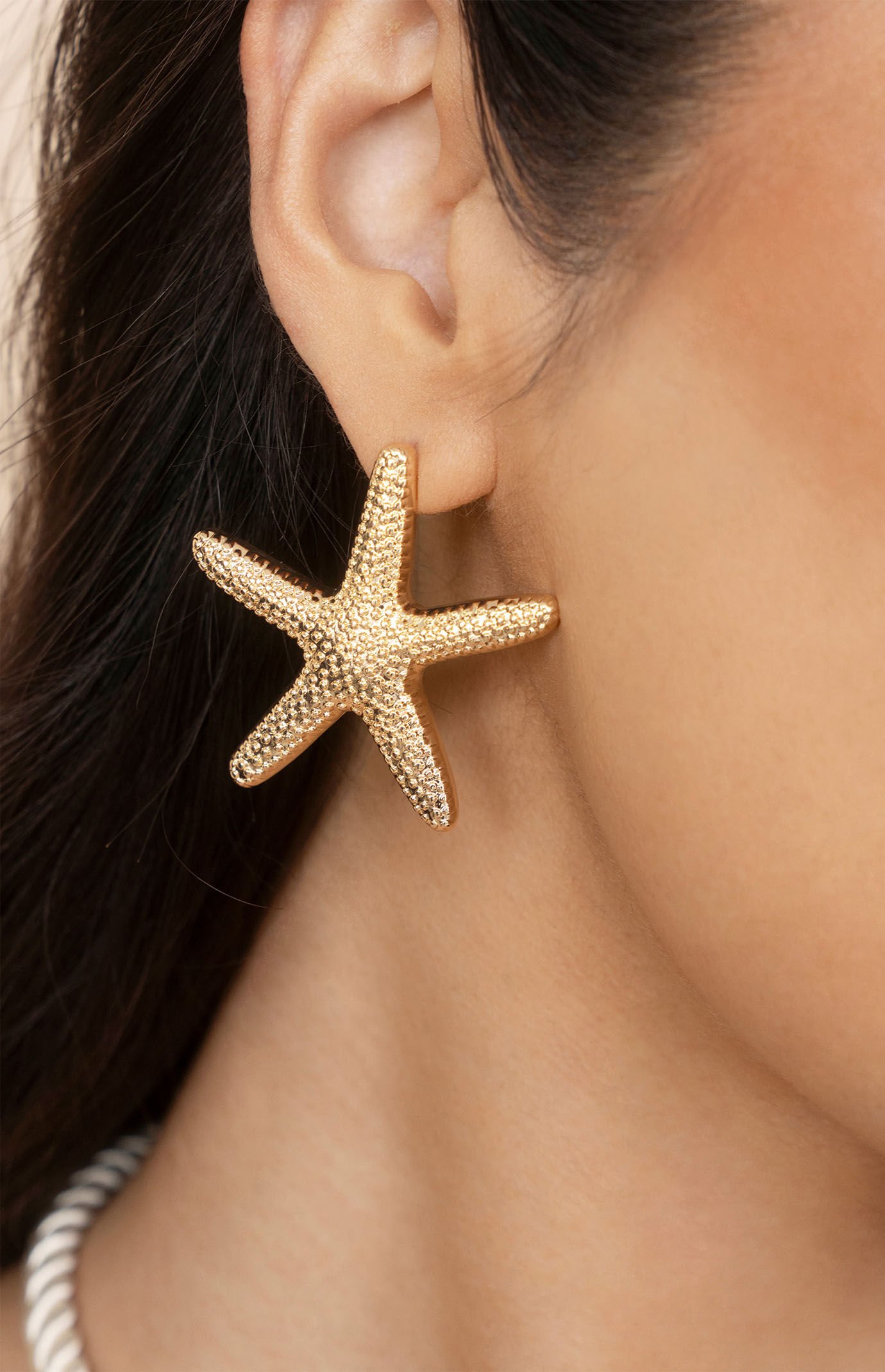 Statement Starfish Stud Earrings