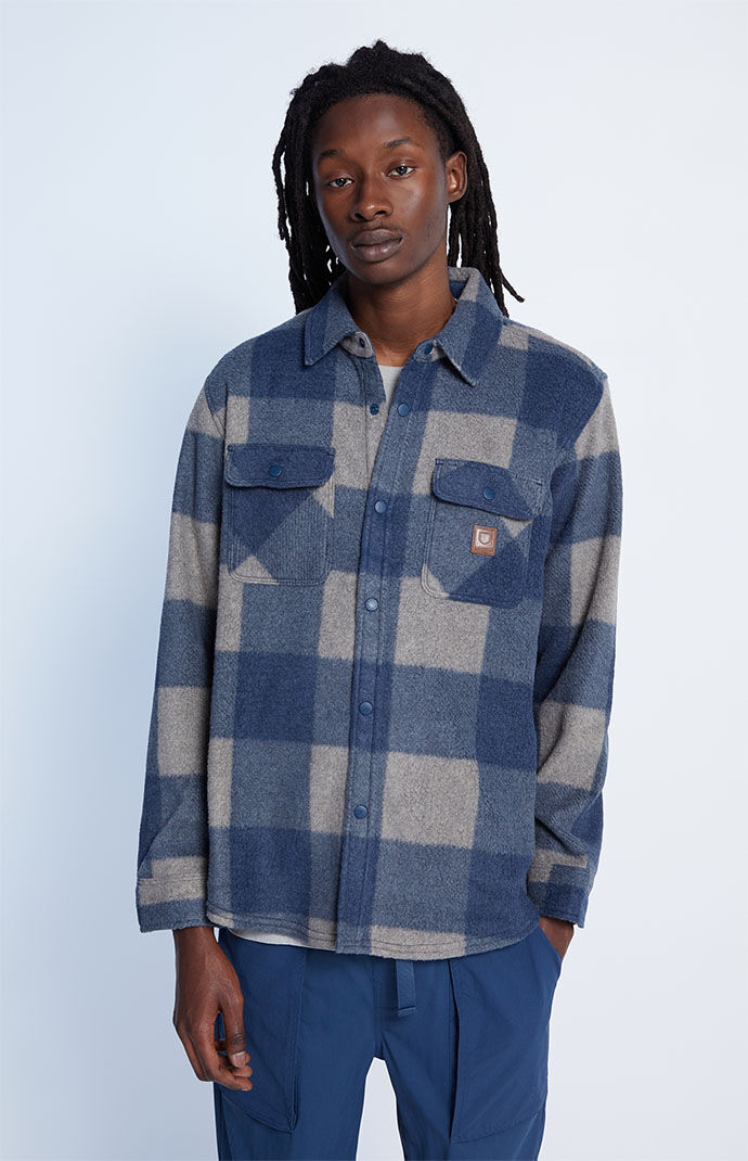 brixton bowery stretch flannel