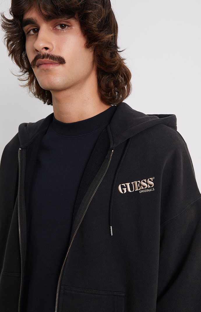 Guess zipper hotsell hoodie