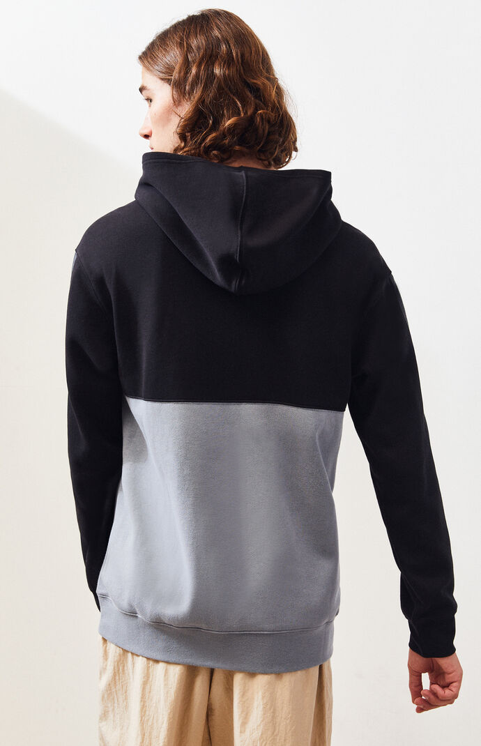 Blocked Pullover Hoodie