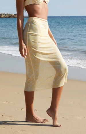 Destination Mesh Midi Skirt image number 3