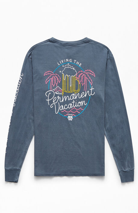 Washed Neon Long Sleeve T-Shirt