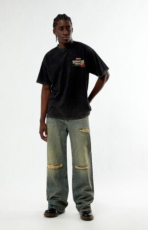 x Stranger Things Adventure Ripped T-Shirt image number 6