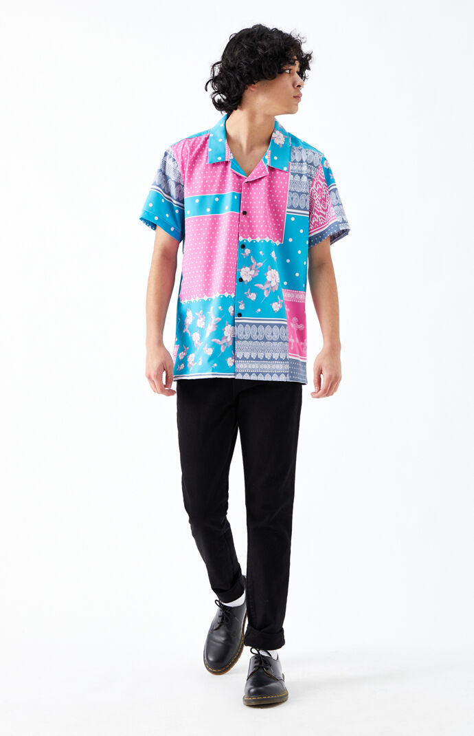 Paisley Multi-Colored Camp Shirt