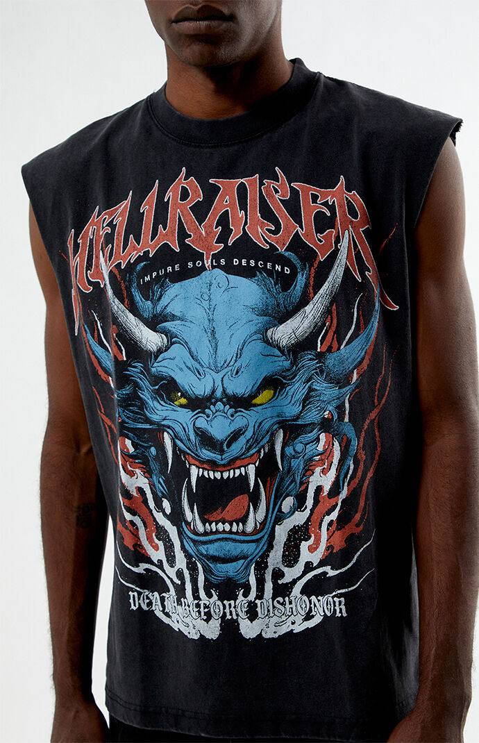 Pacsun Hellraiser Vintage Cutoff T-Shirt | Pacsun