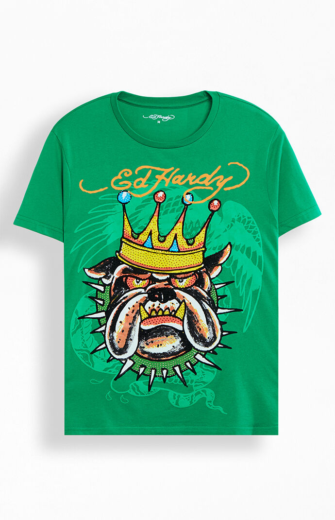 bulldogartＴシャツ Amazon.com: Animal World Bulldog Crown Heather Grey Adult T