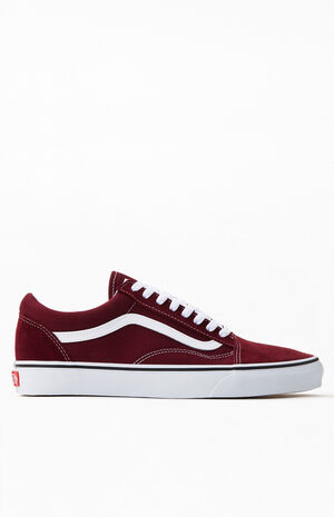 Burgundy Old Skool Shoes image number 2