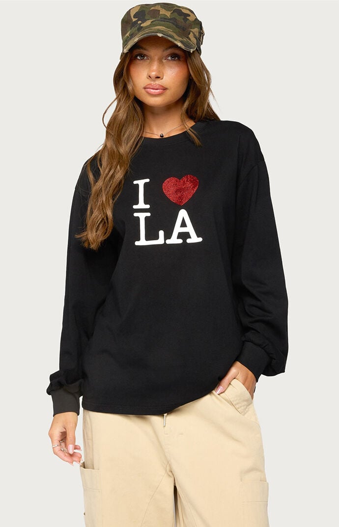 Edikted Loving LA Long Sleeve Top