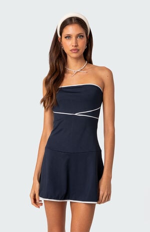 Freya Contrast Mini Dress Freya Contrast Mini Dress image number 1
