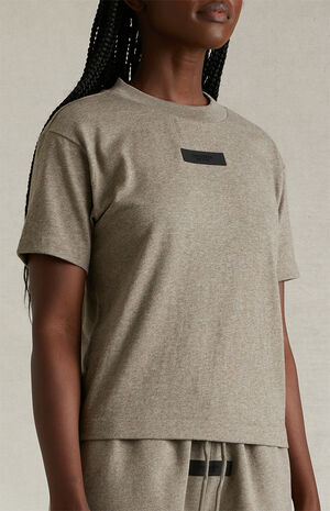 Women's Heather Grey T-Shirt image number 5